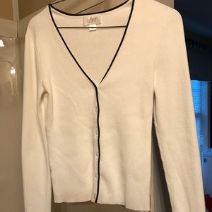 Loft White Cardigan